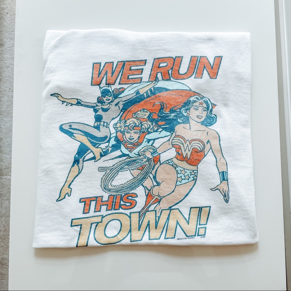 Urban Outfitters DC Superhero Junk Food T-shirt